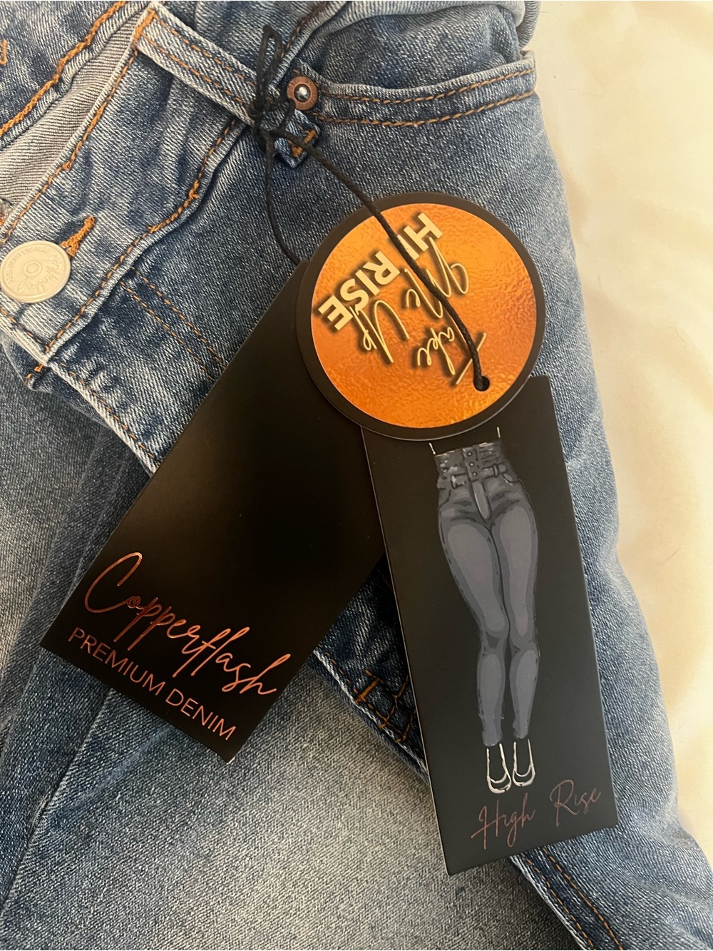 Ashley Stewart High Rise Ankle Skinny Jeans Sz 16 - Picture 6 of 7